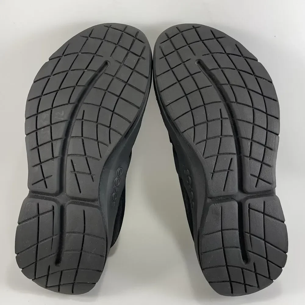 Oofos Oomg Eezee Low Slip On Shoes Mens Size 12 Black Comfort Recovery Sneaker